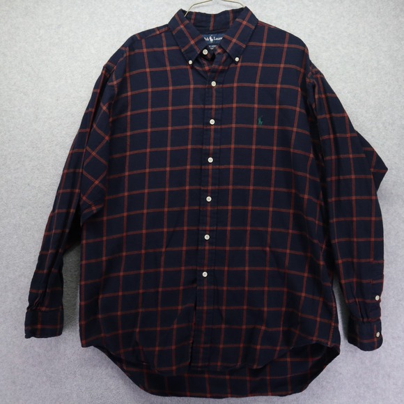 Ralph Lauren Other - Ralph Lauren‎ Shirt Mens Large Blaire Casual Button Up Blue Plaid Long Sleeve